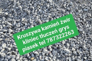 Kruszywa budowlane piasek Rzeszów Krasne tel 787322263